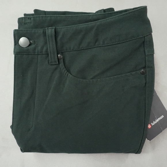 Lululemon ABC Pant Skinny Mens 30x30 Utilitech Rainforest Green 5-Pocket Chino